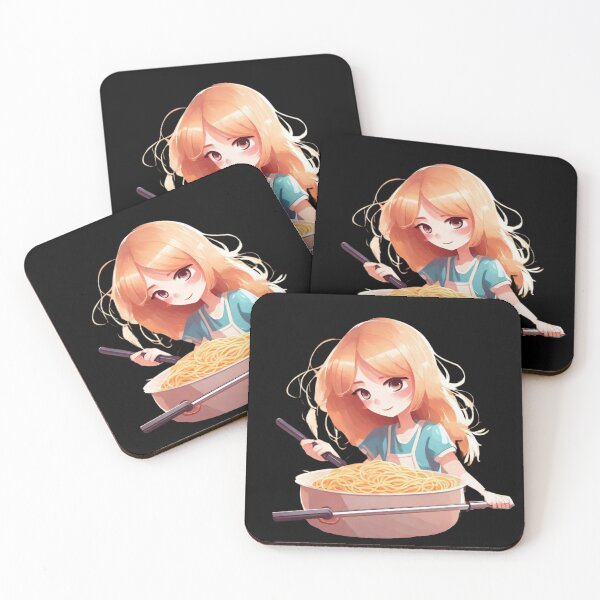Item preview, Girl Eating Spaghetti Cute Kawaii Girl Eating spaghetti Cute Anime Girl Eating Spaghetti  designed and sold by MatthewViews.