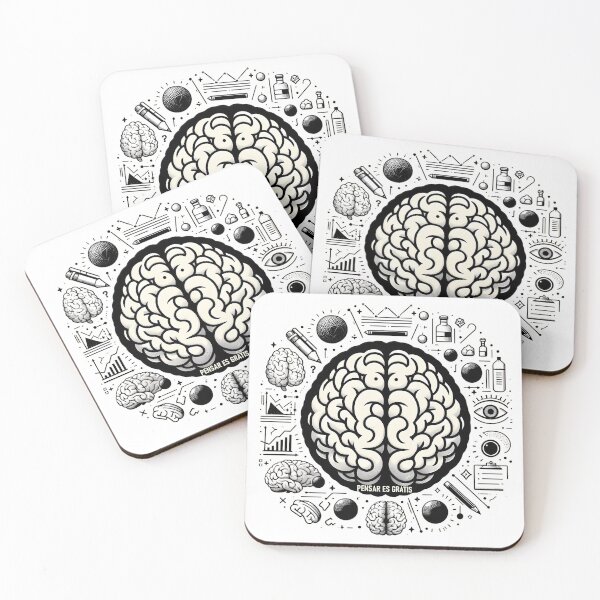 Item preview, "Pensar es Gratis", black edition designed and sold by Tecno-Art-Land.