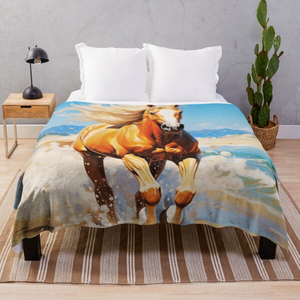 Item preview, Horse Running On The Beach designed and sold by TheAnimalZ00.