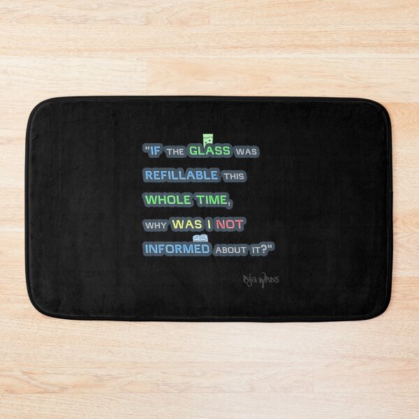 Item preview, "IF the GLASS..." Quote 01/09/2024 designed and sold by BJGWRDS.