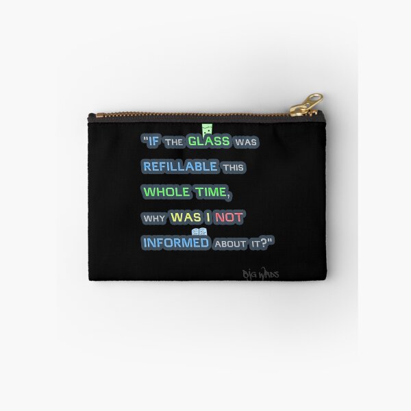 Item preview, "IF the GLASS..." Quote 01/09/2024 designed and sold by BJGWRDS.