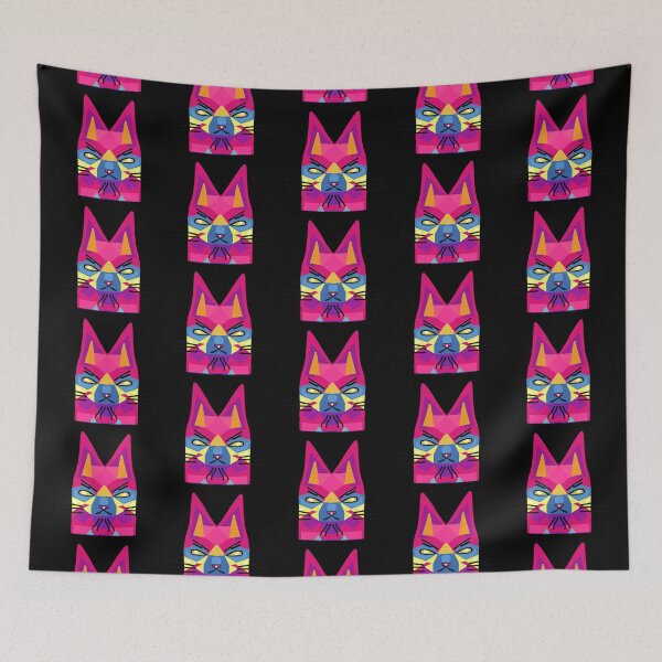 Item preview, Geometric Villain Cat Pointy Ears  designed and sold by wildjellybeans.