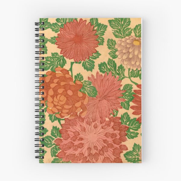 Item preview, Japanese Art, retro prints cute, chrysanthemum print, great Japan Gift! designed and sold by JapaneseClub.