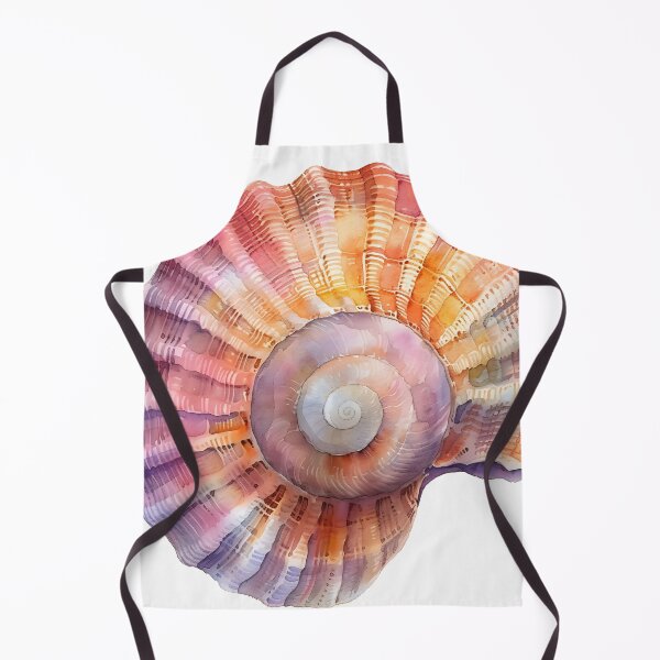 Item preview, Pastel watercolor seashell print designed and sold by dcrc.
