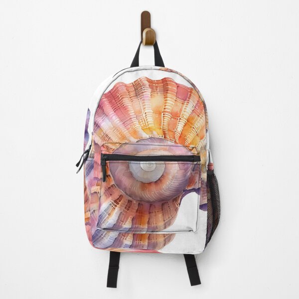 Item preview, Pastel watercolor seashell print designed and sold by dcrc.