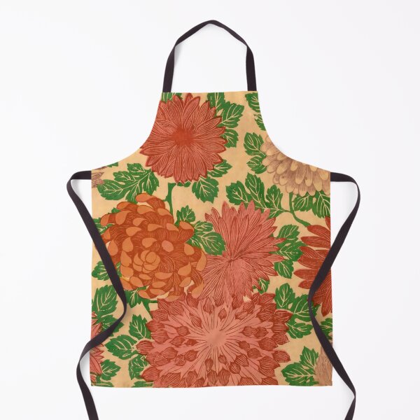 Item preview, Japanese Art, retro prints cute, chrysanthemum print, great Japan Gift! designed and sold by JapaneseClub.