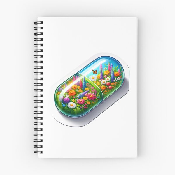 Item preview, Vitamin Sticker with Spring Garden Inside designed and sold by mymagicstoreus.