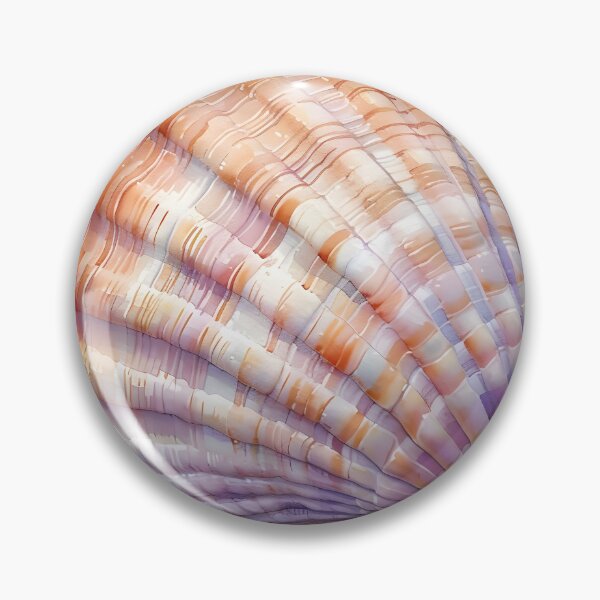 Item preview, pastel watercolor seashell print designed and sold by dcrc.