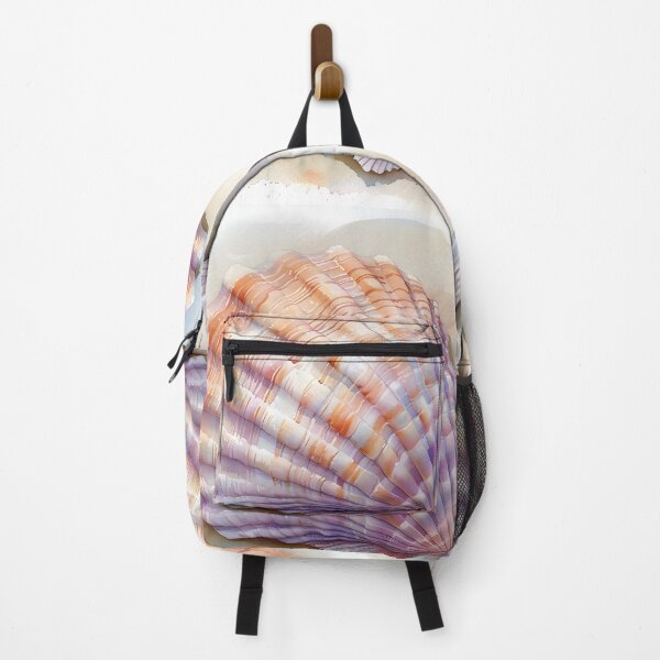 Item preview, pastel watercolor seashell print designed and sold by dcrc.