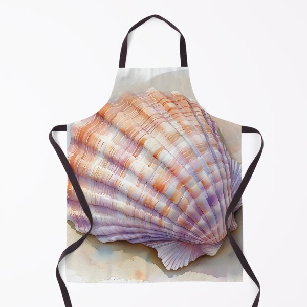 Item preview, pastel watercolor seashell print designed and sold by dcrc.