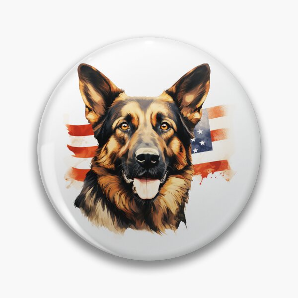 Item preview, American Flag German Shepherd  designed and sold by TheAnimalZ00.