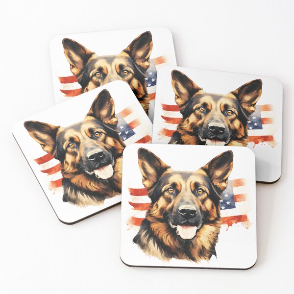 Item preview, American Flag German Shepherd  designed and sold by TheAnimalZ00.