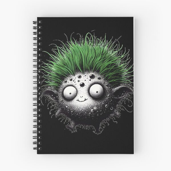 Item preview,  Little Monsters cute and creepy by Red Siri0 - Green and black  designed and sold by Red Siri0 Art.