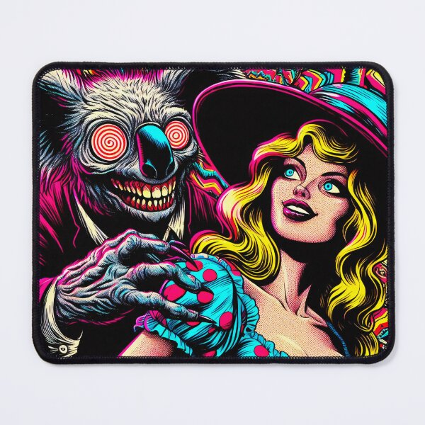Item preview, Trippy Psychedelic Hypno Koala Making Friends  designed and sold by AIPixelMaster.