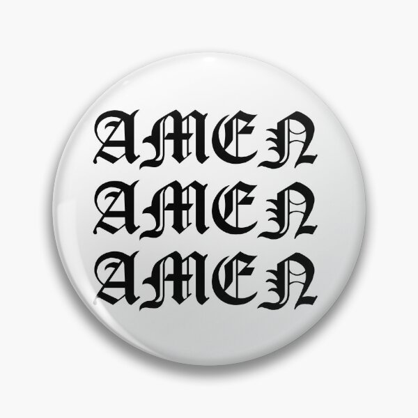 Item preview, AMEN AMEN AMEN (white) designed and sold by Psalm & Sword.