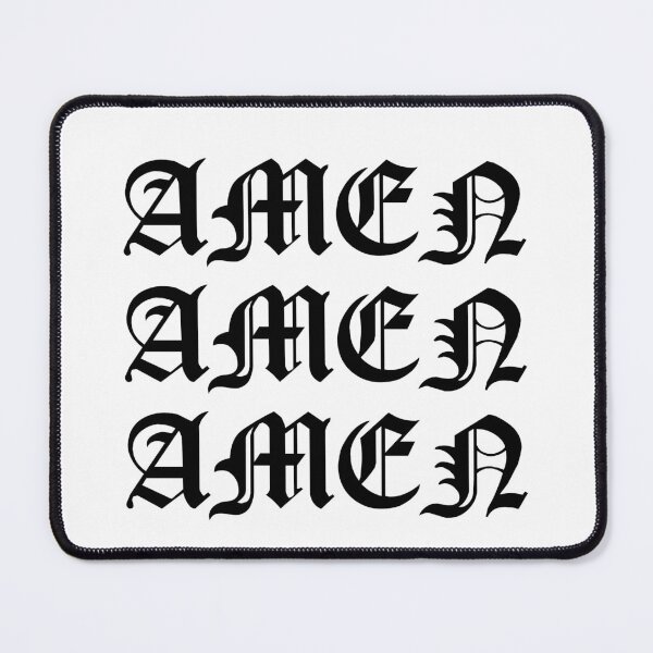 Item preview, AMEN AMEN AMEN (white) designed and sold by Psalm & Sword.
