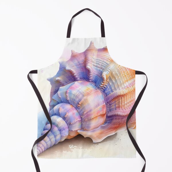 Item preview, pastel watercolor seashell print designed and sold by dcrc.