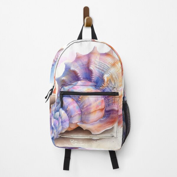 Item preview, pastel watercolor seashell print designed and sold by dcrc.