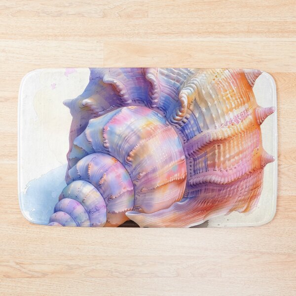 Item preview, pastel watercolor seashell print designed and sold by dcrc.