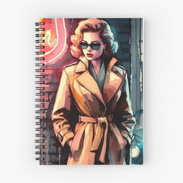 Item preview, Detective Woman [Neon Noir] designed and sold by RESToRAPTOR.