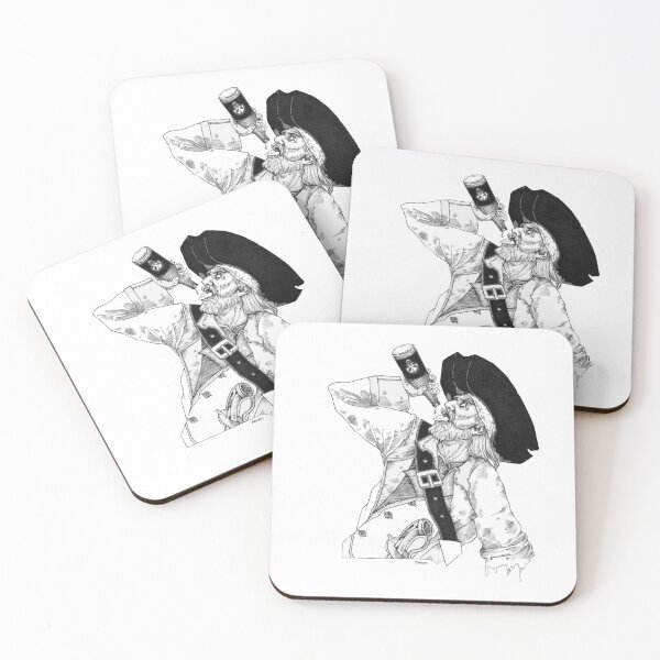 Item preview, Pirate drinking rum  designed and sold by Mariarti-ink.