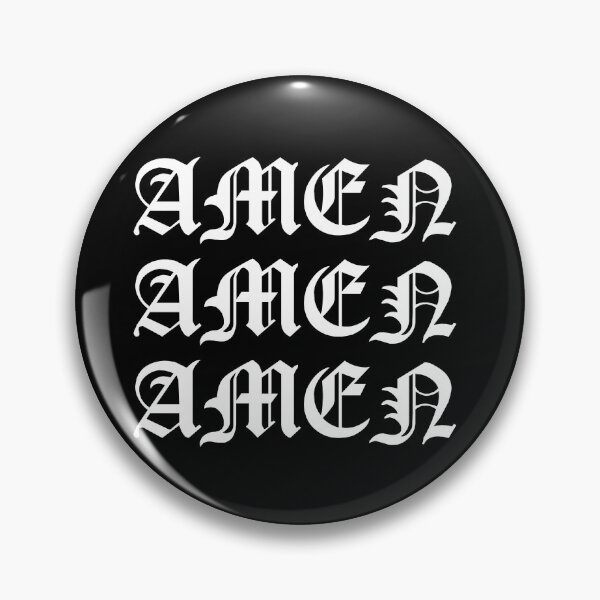Item preview, AMEN AMEN AMEN (black) designed and sold by Psalm & Sword.