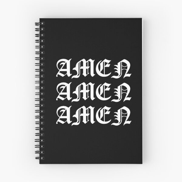 Item preview, AMEN AMEN AMEN (black) designed and sold by Psalm & Sword.