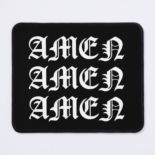 Item preview, AMEN AMEN AMEN (black) designed and sold by Psalm & Sword.