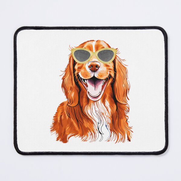 Item preview, Irish Setter Dog Wearing Sunglasses designed and sold by TheAnimalZ00.
