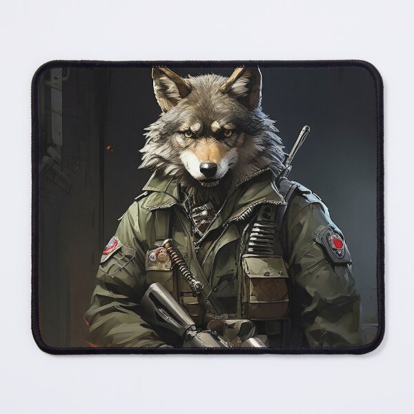 Item preview, Animal Action Wolf Warior designed and sold by MartinezJac.