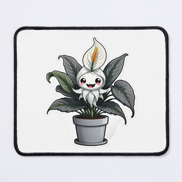 Item preview, Kawaii Peace Lily Monster Plant designed and sold by duke818.