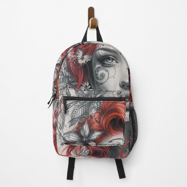 Item preview, "Lady in Crimson: A Palette of Passion" designed and sold by VinciArt24.