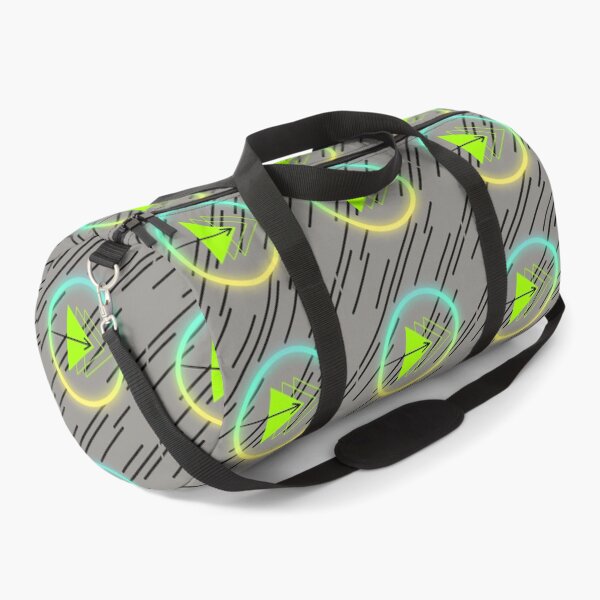 Item preview, "Dynamic Fusion: Fluorescent Harmony with Triangular Accents" designed and sold by Fanishdesigned.