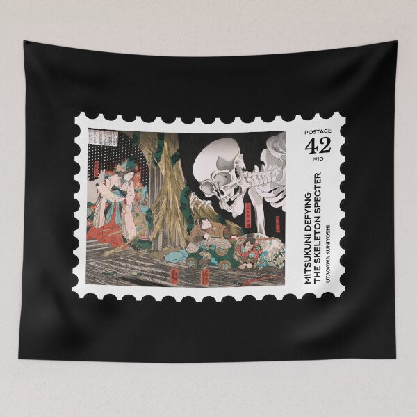 Item preview, Utagawa Kuniyoshi stamp designed and sold by RabbitK.