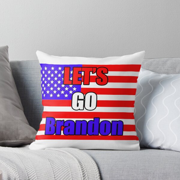 Item preview, Let's Go Brandon American Flag sticker, t-shirt, hat, hoodie, socks designed and sold by coylechase.