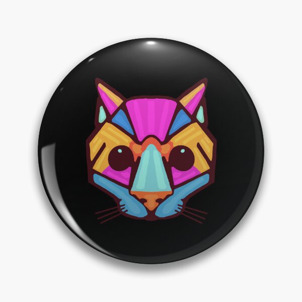 Item preview, Geometric Cat Big Nose  designed and sold by wildjellybeans.