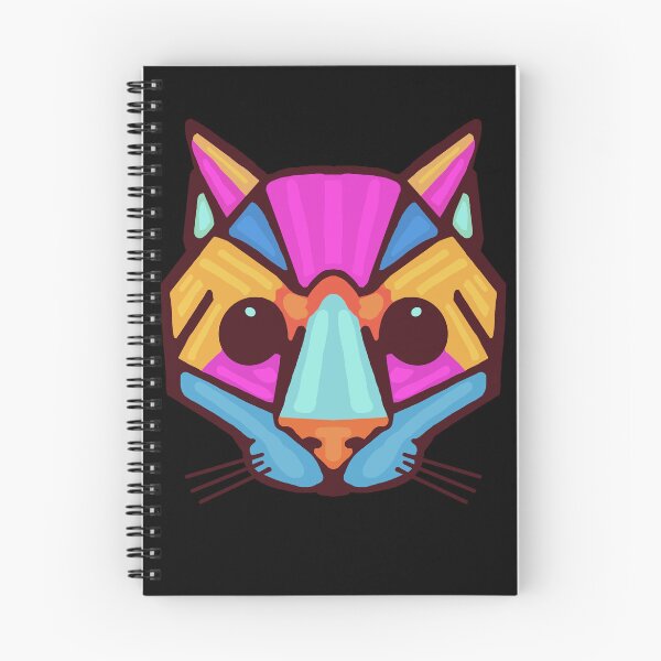 Item preview, Geometric Cat Big Nose  designed and sold by wildjellybeans.