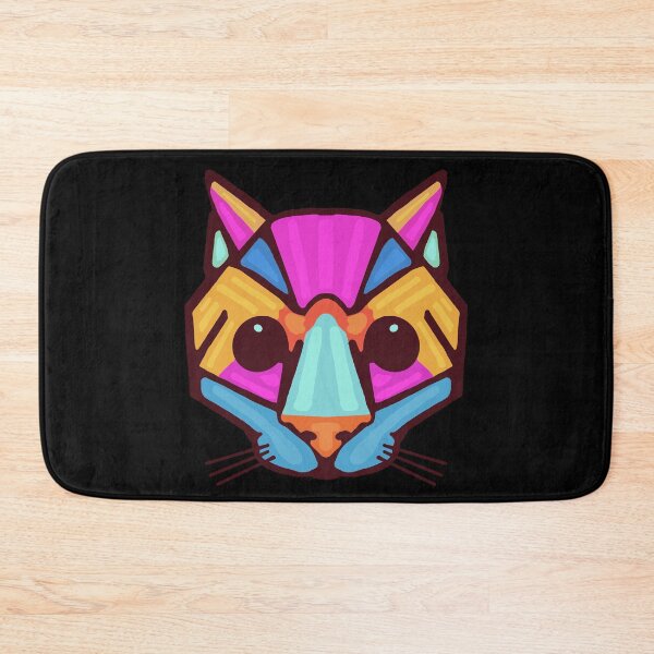 Item preview, Geometric Cat Big Nose  designed and sold by wildjellybeans.