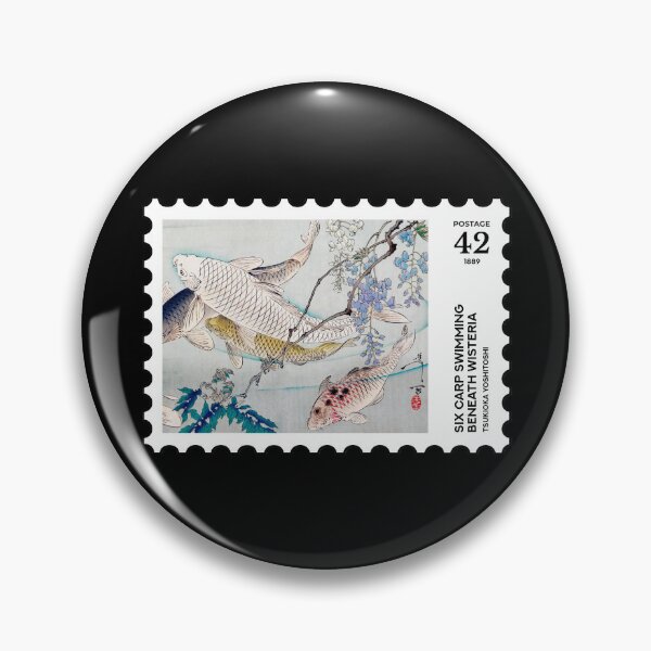 Item preview, Tsukioka Yoshitoshi stamp designed and sold by RabbitK.