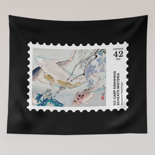 Item preview, Tsukioka Yoshitoshi stamp designed and sold by RabbitK.