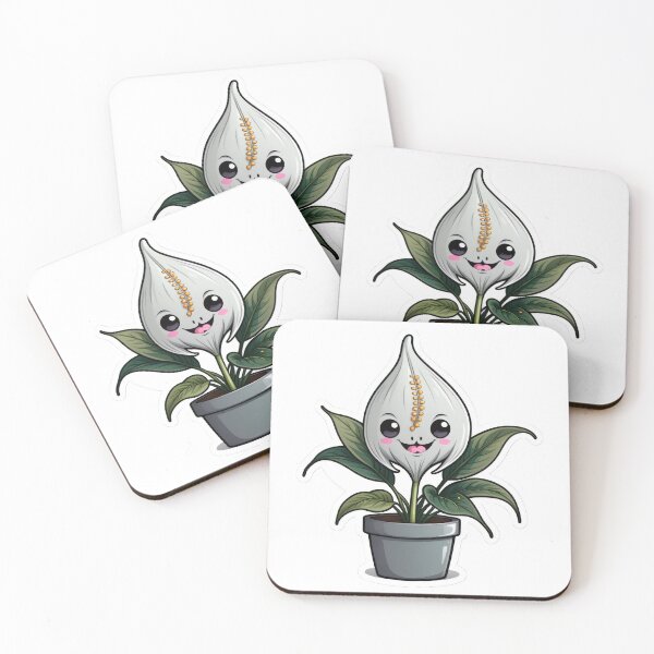 Item preview, Kawaii Peace Lily Monster Plant designed and sold by duke818.