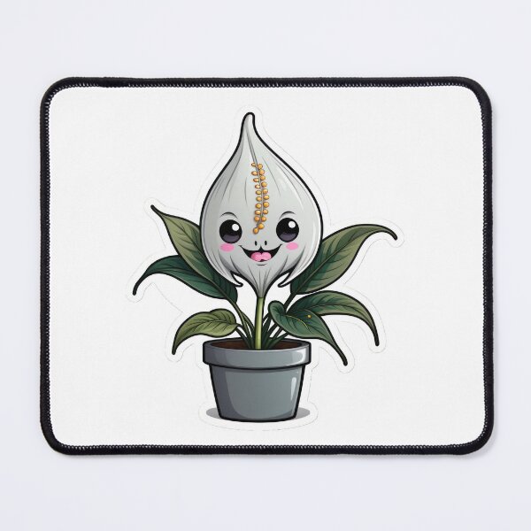 Item preview, Kawaii Peace Lily Monster Plant designed and sold by duke818.