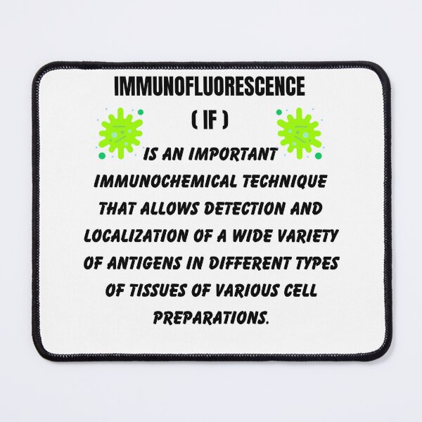 Item preview, Immunofluorescence chemical reaction designed and sold by Thespacerocket.