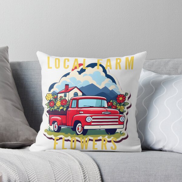 Item preview, Local Farm Flower Truck designed and sold by Cardsurveyors.