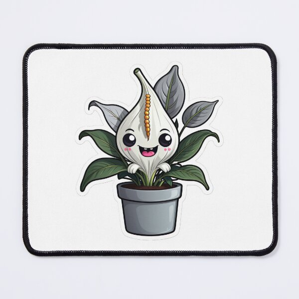 Item preview, Kawaii Peace Lily Monster Plant designed and sold by duke818.