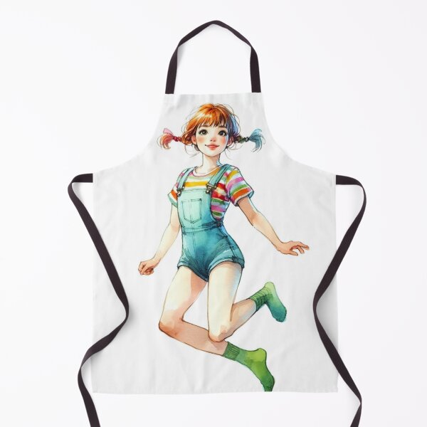 Item preview, A tomboy girl jumping. designed and sold by growing-mom.