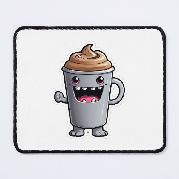 Item preview, Kawaii Cappuccino Cup Monster designed and sold by duke818.