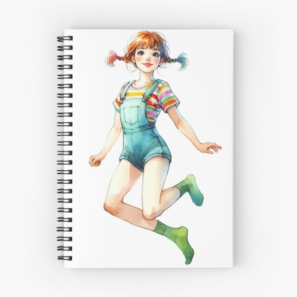 Item preview, A tomboy girl jumping. designed and sold by growing-mom.