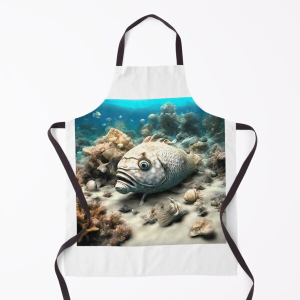 Item preview, Seabed, shells, rocks, strange gray fish BD designed and sold by janjacbu.