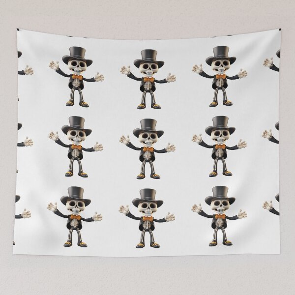 Item preview, 3D Cartoon Style Skeleton, Logo, Sticker, Wall arts, Art Prints and More designed and sold by Kevin Lou.